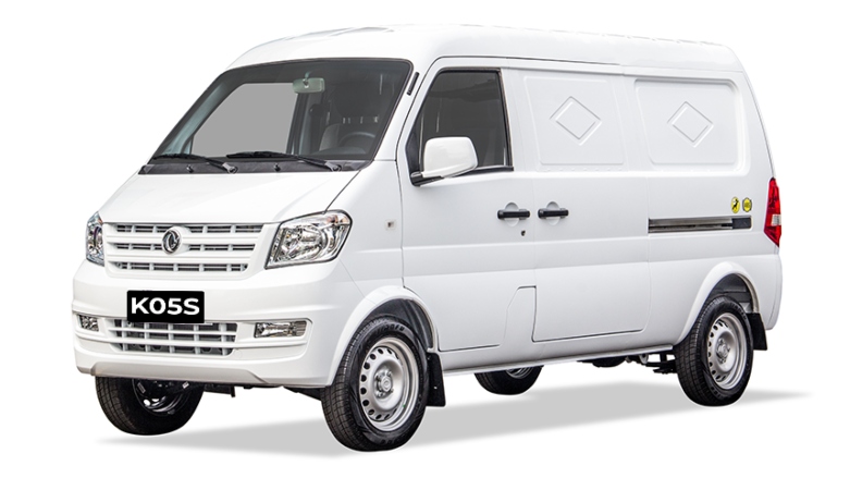 Camioneta van de carga DFSK K05S Basic color blanco