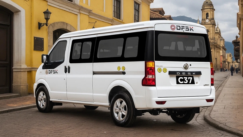 DFSK C37 X9: La van de pasajeros ideal para el transporte en Colombia.